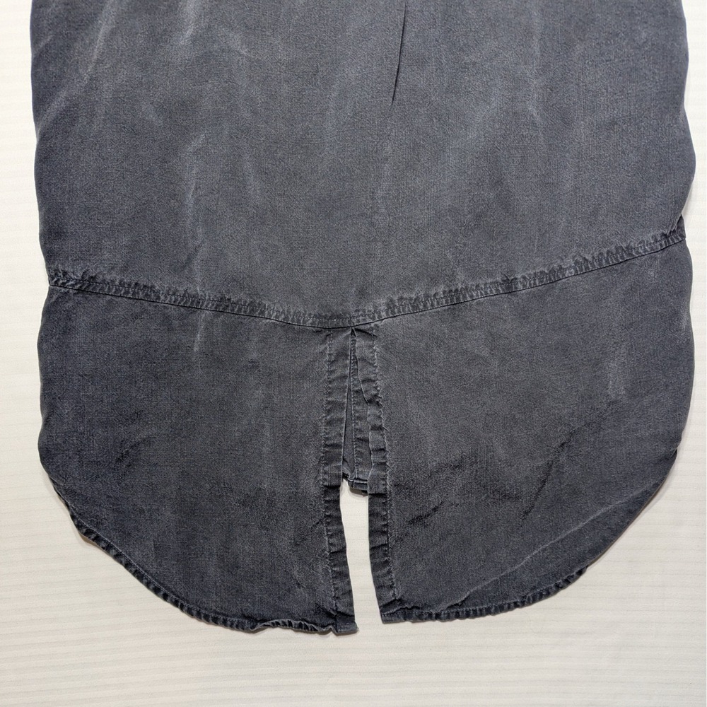 Cloth & Stone Anthropologie Women XS 100% Tencel Sleeveless Split Back Blouse - Picture 2 of 8